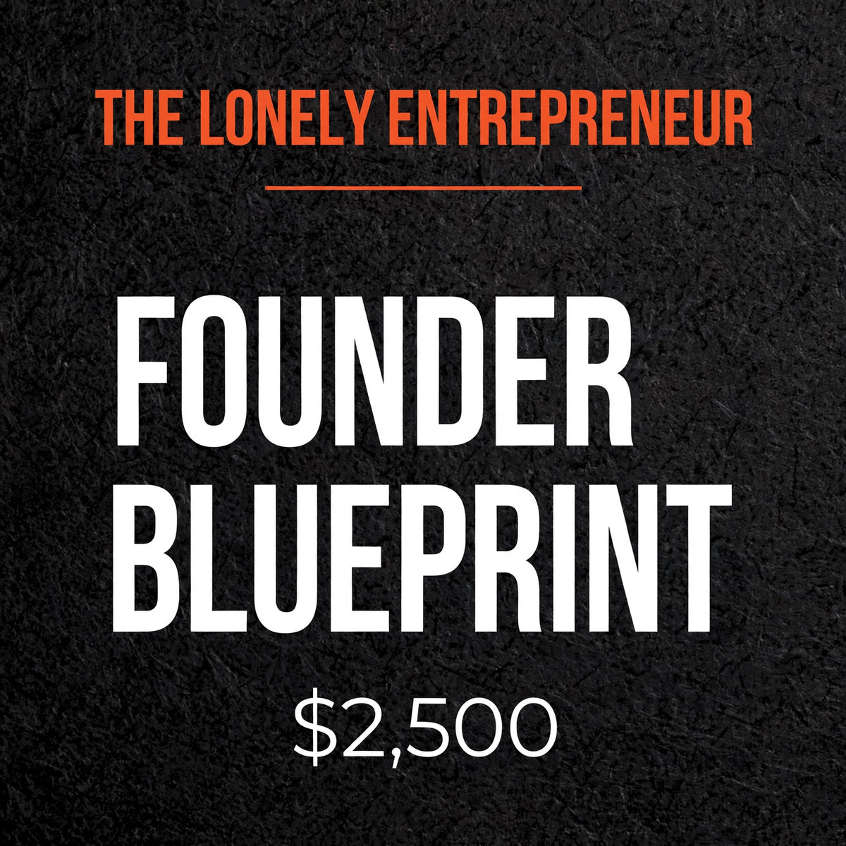 Founder Blueprint